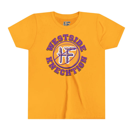 Hero Folk Westside Knechtion Gold Kid's Cotton Crew Tee