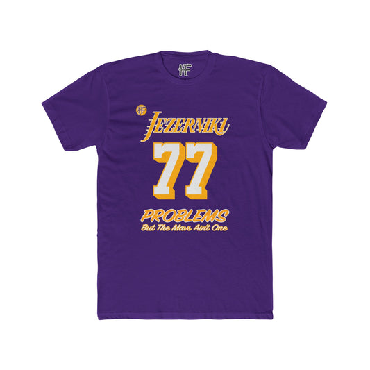 Purple Slovenian Lakers 77 Problems Men's T