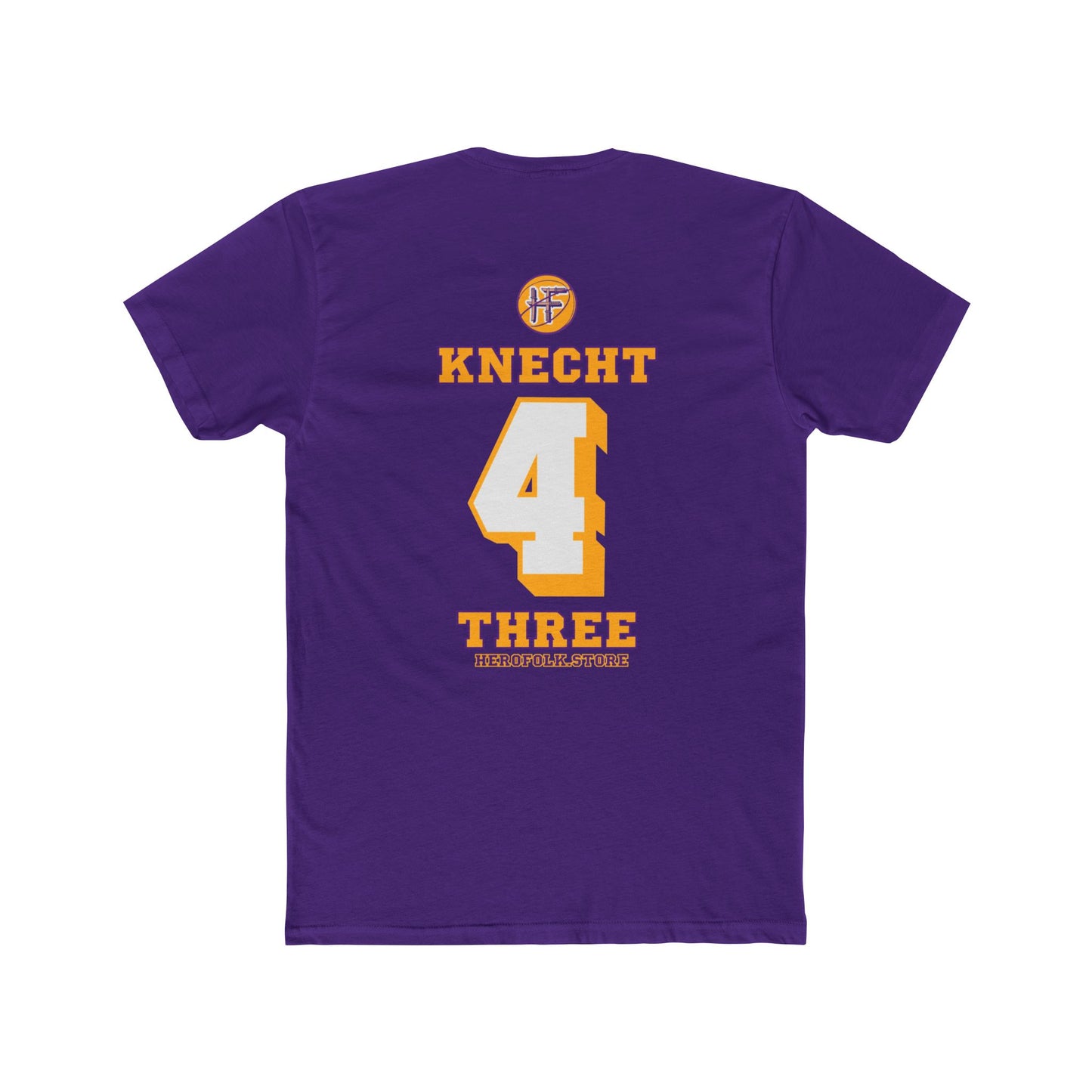 Hero Folk Westside Knechtion LA Basketball Men's T-Shirt Purple