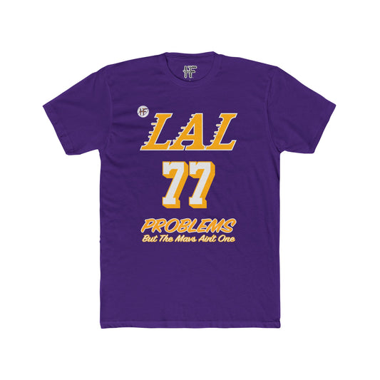 Purple LAL 77 Problems Men's T