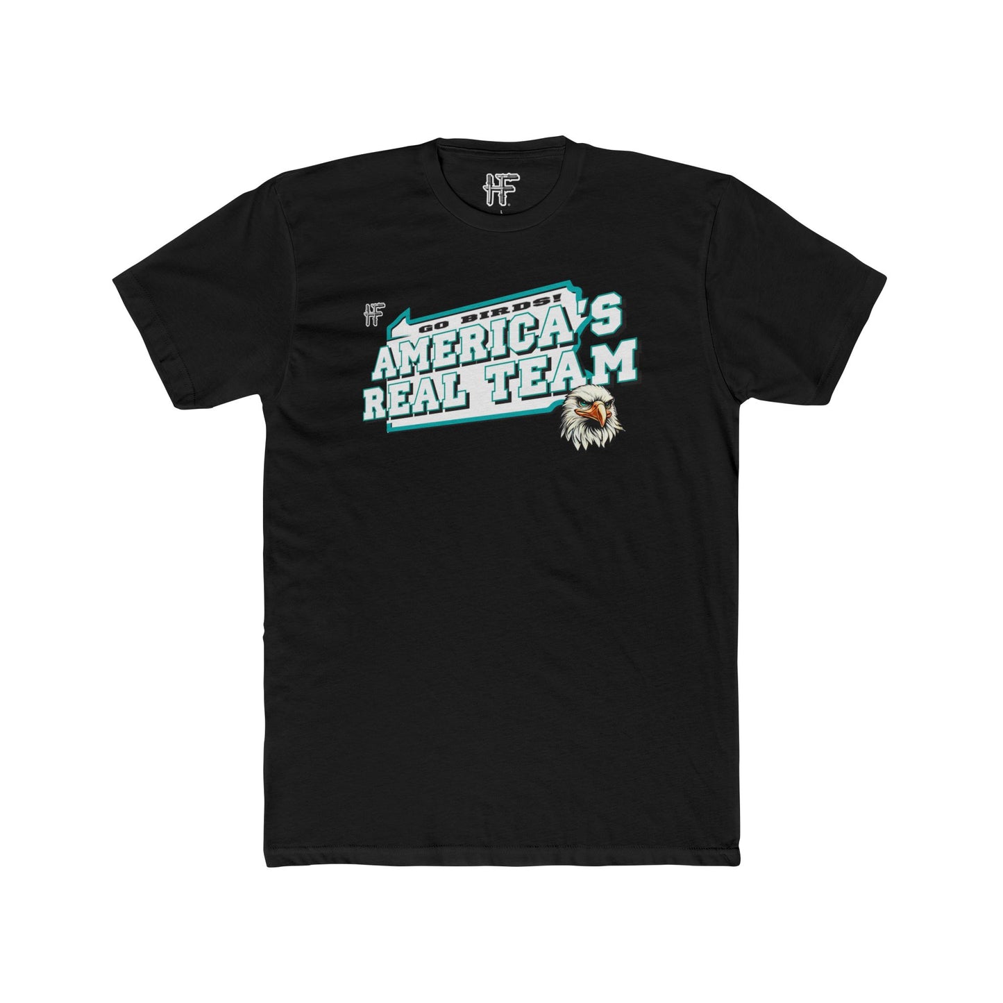 Hero Folk America's Real Team Black Men's T