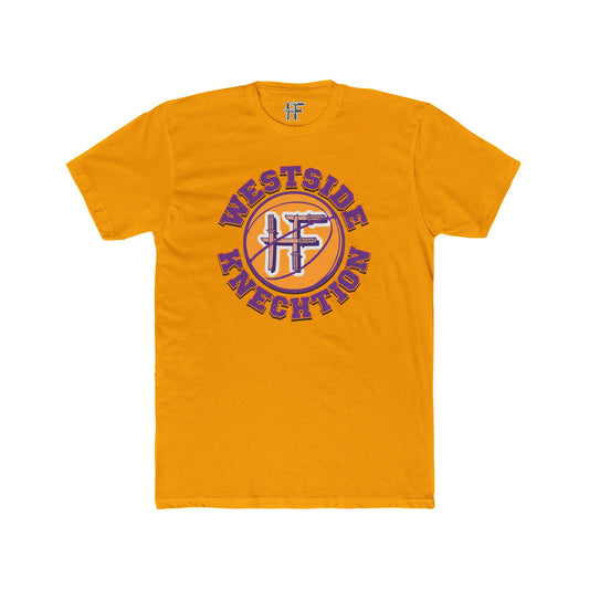 Hero Folk Westside Knechtion LA Basketball Men's T-Shirt Gold