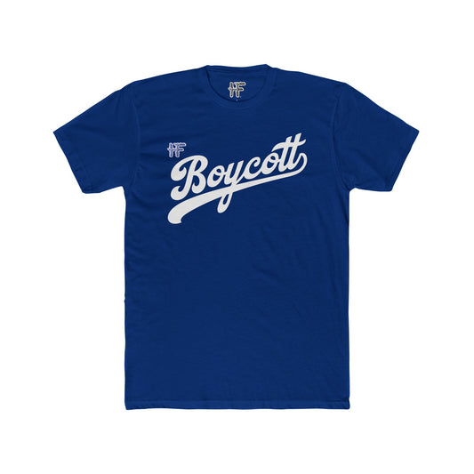 Hero Folk Boycott Men's T Blue