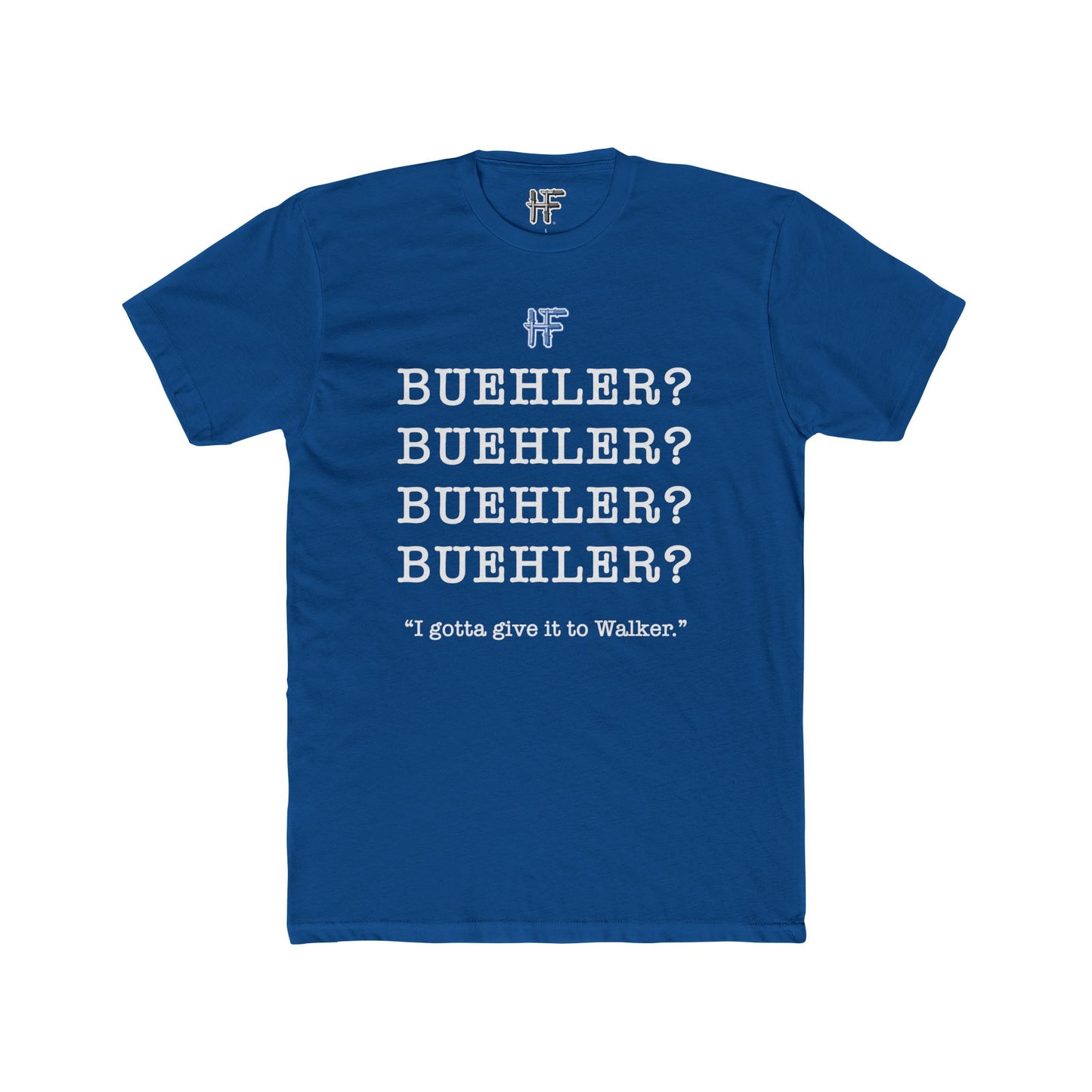 Hero Folk Buehler Buehler LA Baseball Men's T-Shirt Blue