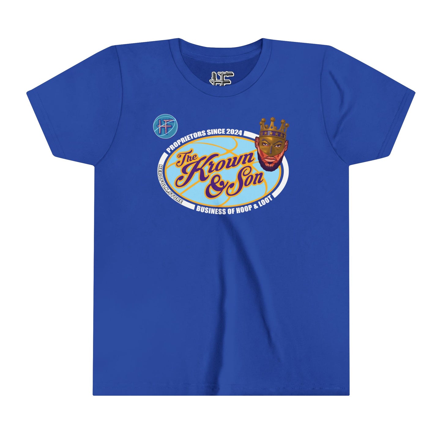 Hero Folk Krown & Son Proprietors Kid's Cotton Crew Tee